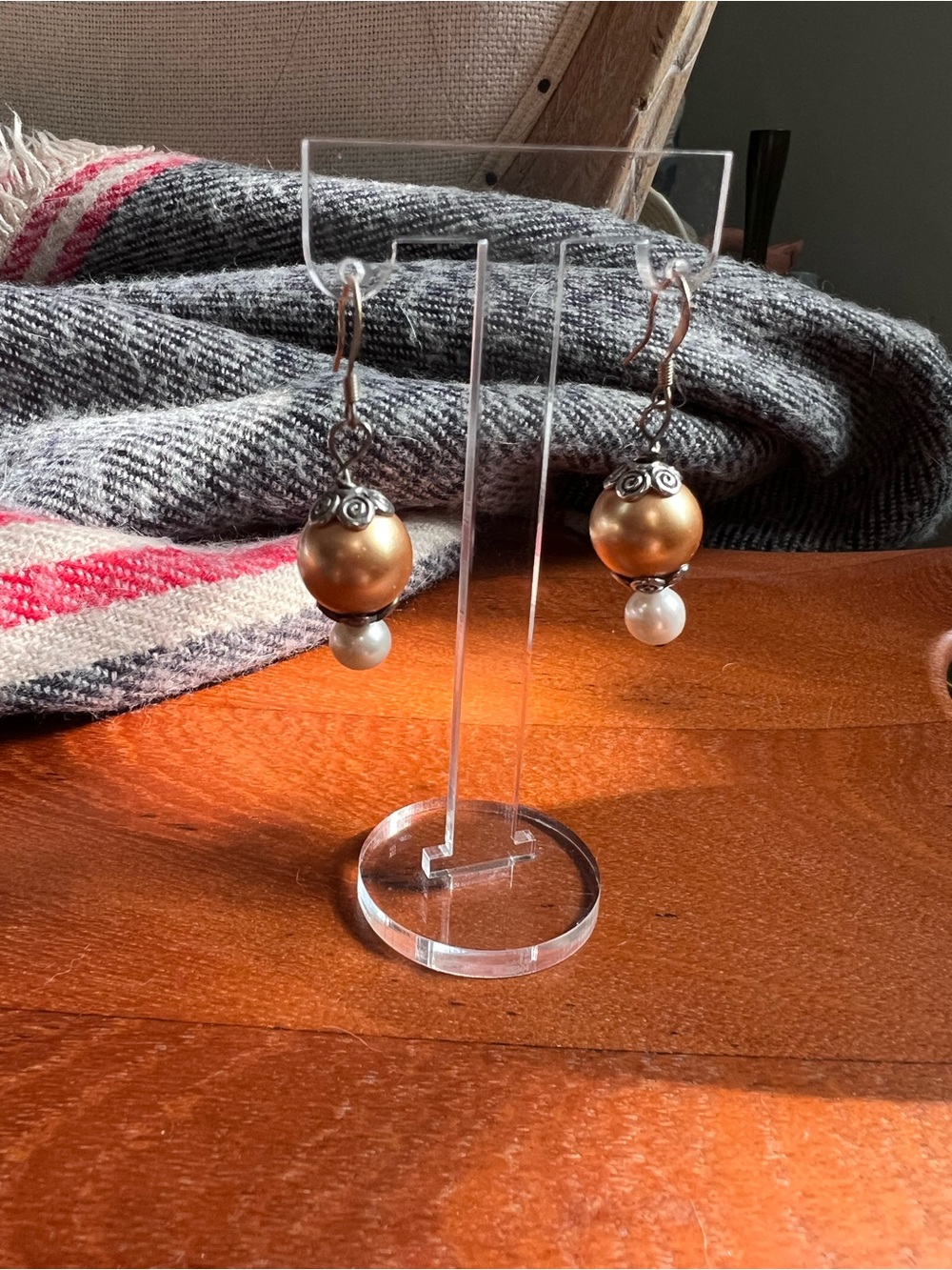 Cute Vintage Faux Pearl Drop Earrings